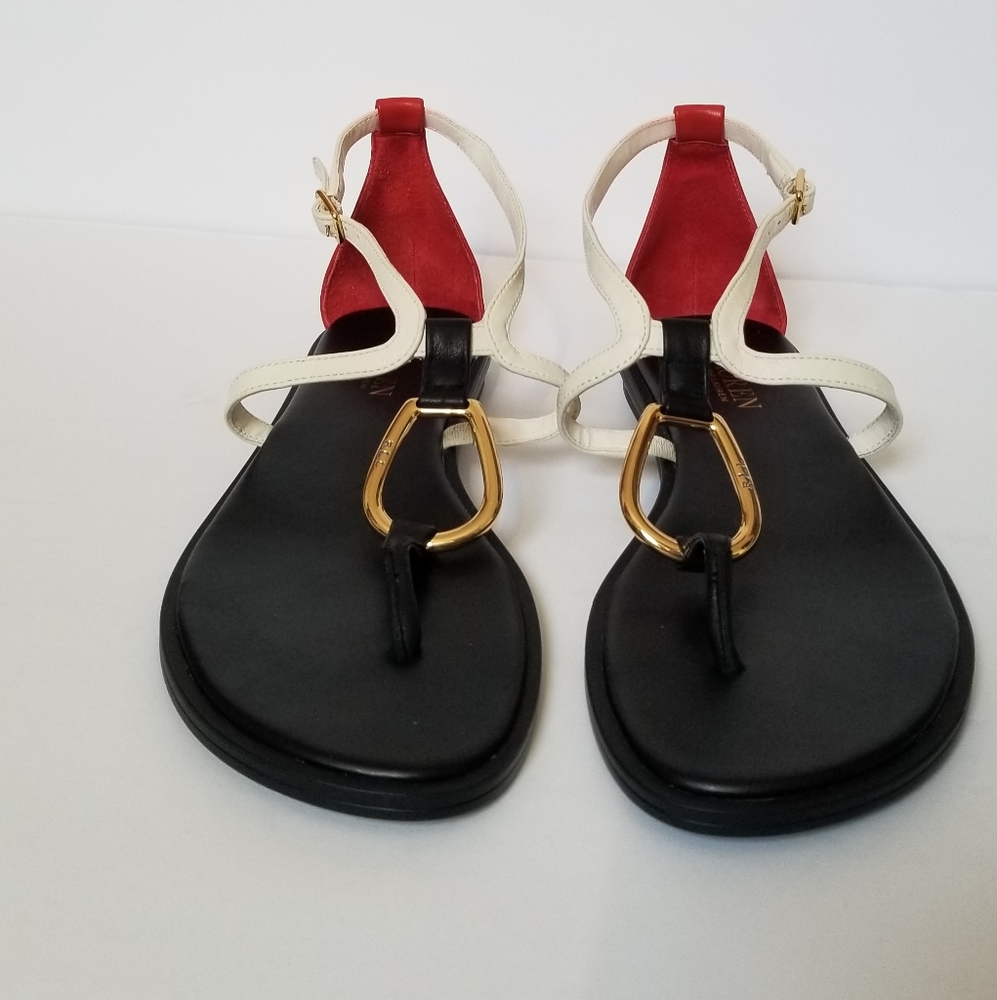 Lauren Ralph Lauren Nanine Sandals Sz 8